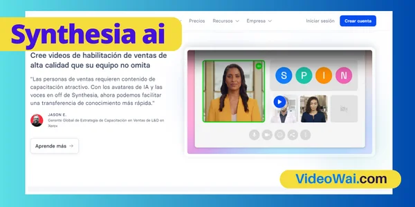 Generador de video ai Synthesia